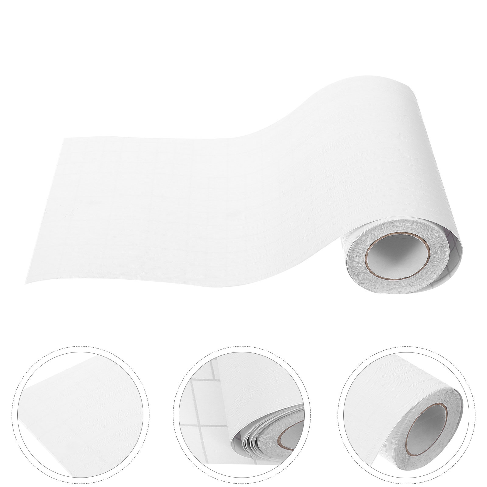 Baseboard Molding Trim - 5M PVC Skirting Board Flexible Peel