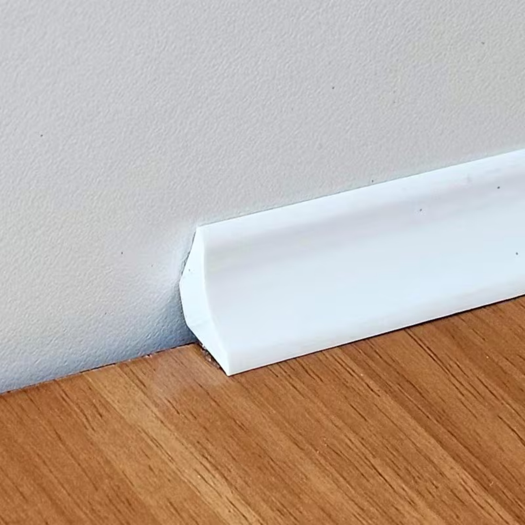 Baseboard Molding Trim - 1pc Self-Adhesive TPE Material Wall Gap