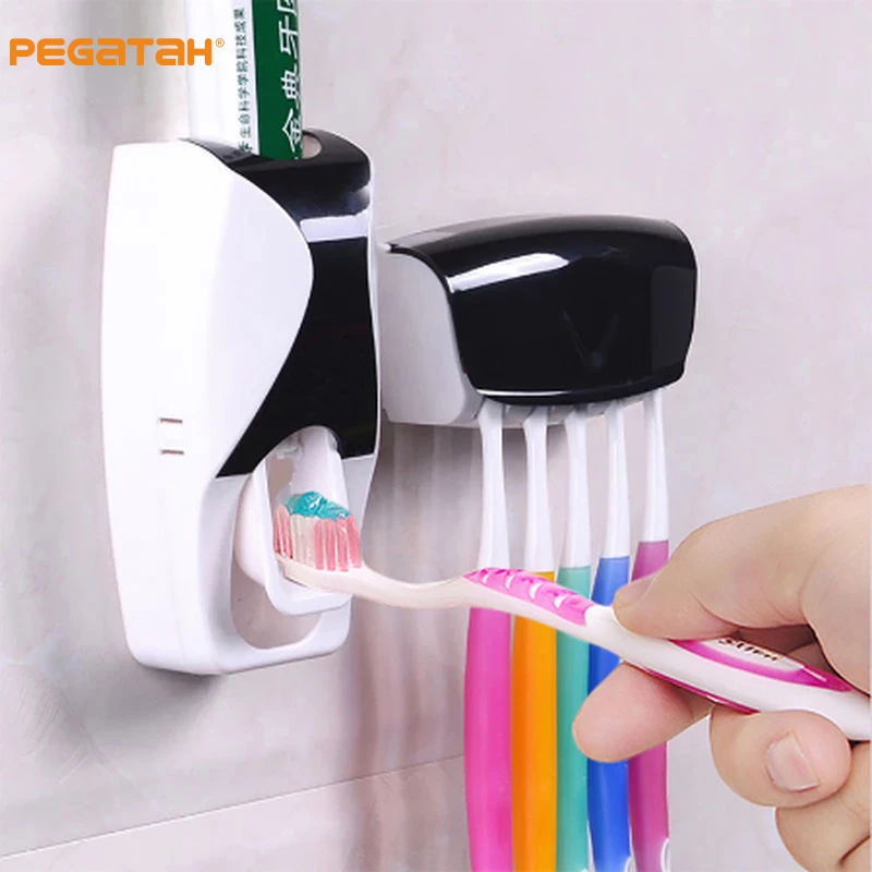 Automatic Toothpaste Dispenser - Wall Anchor Plastic 评论和价格