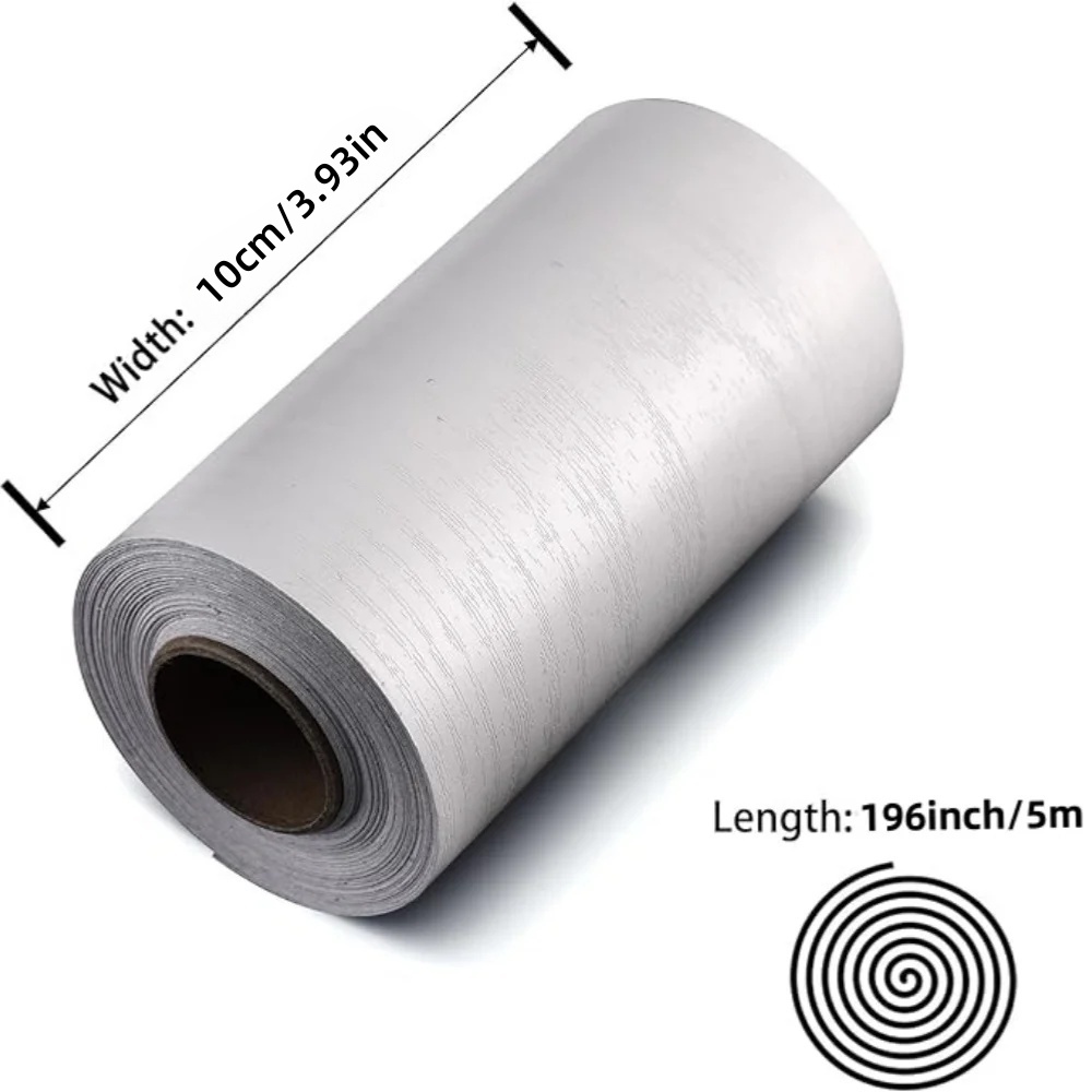 1pc 5m Self-adhesive Wall Trim - Baseboard Molding Trim 评论和价格