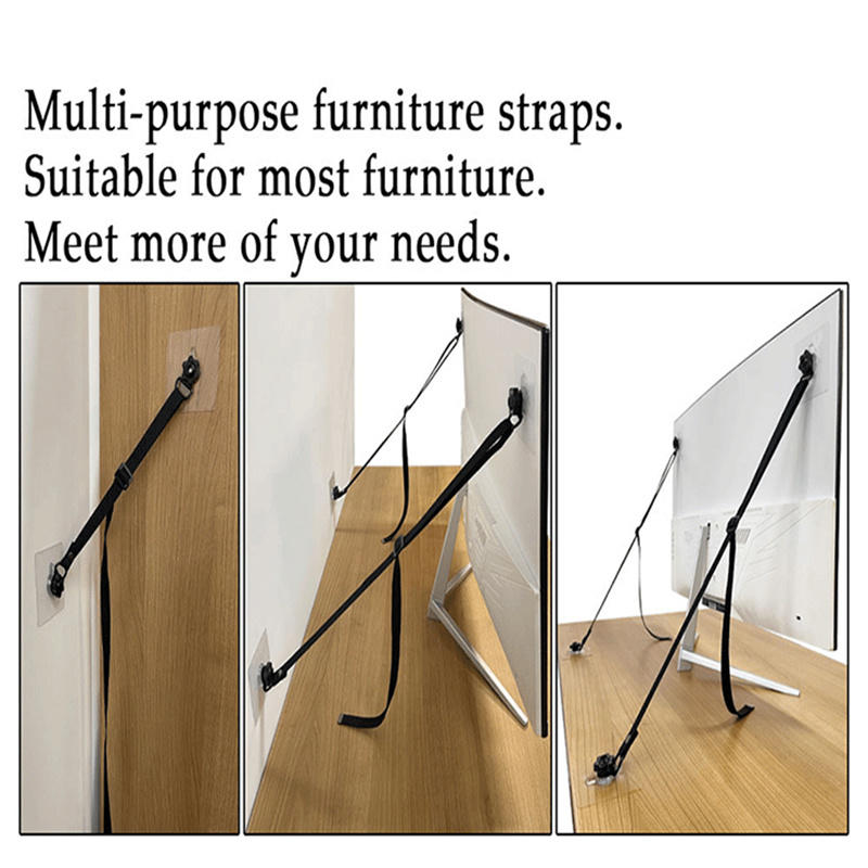 2 Pack Adjustable TV Safety St - Wall Anchor Plastic 评论和价格
