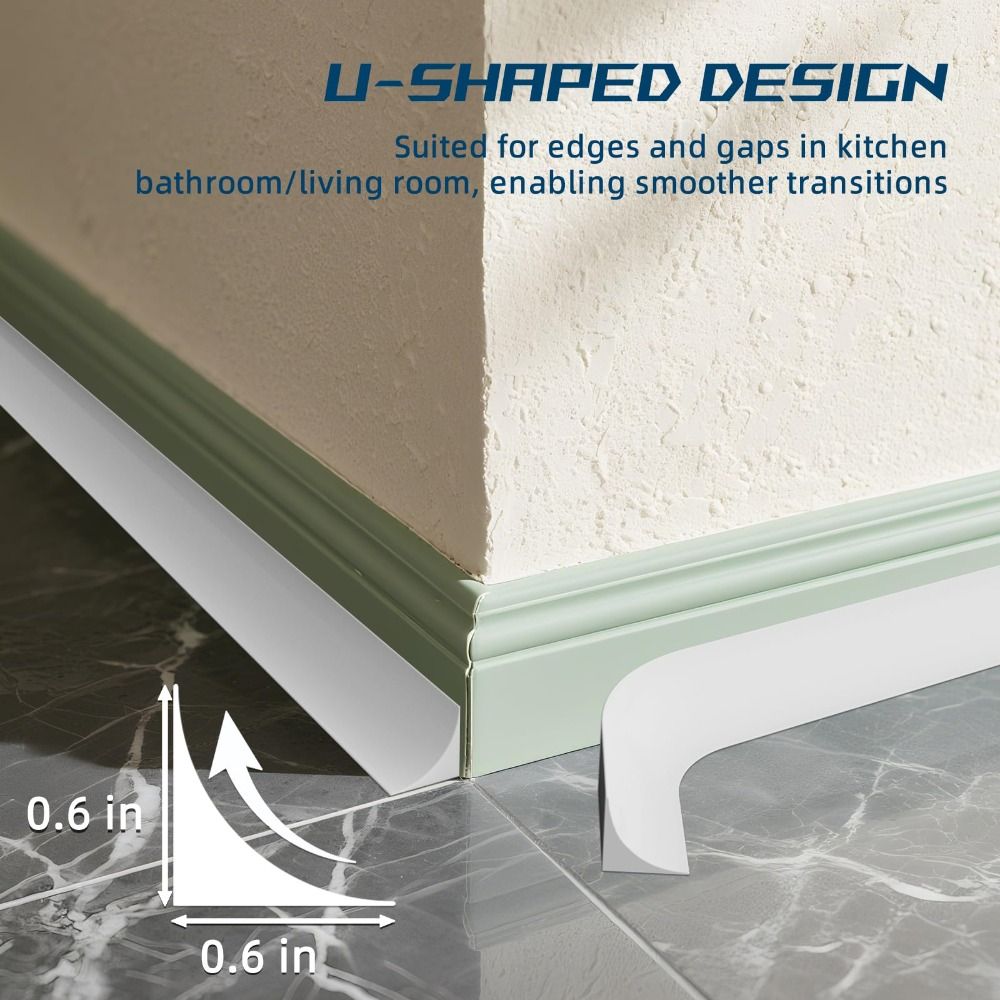 Durable Silicone Quarter Round - Baseboard Molding Trim 评论和价格