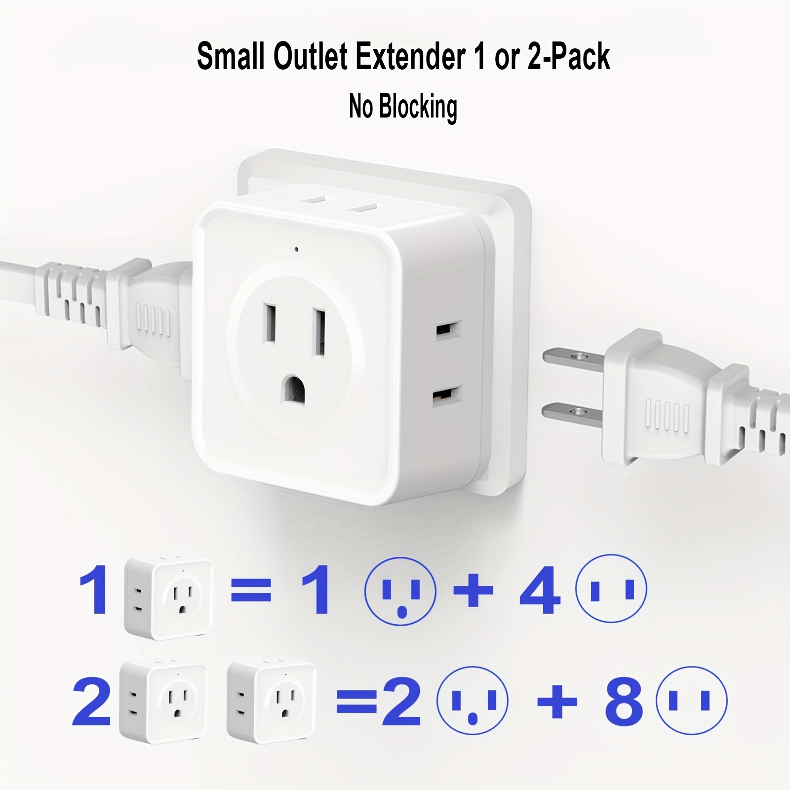 US Plug Wall Outlet Expander M - Wall Anchor Plastic 评论和价格
