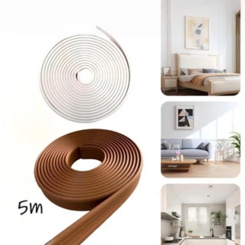 5M Soft Wall Trim Lines Self-A - Baseboard Molding Trim 评论和价格