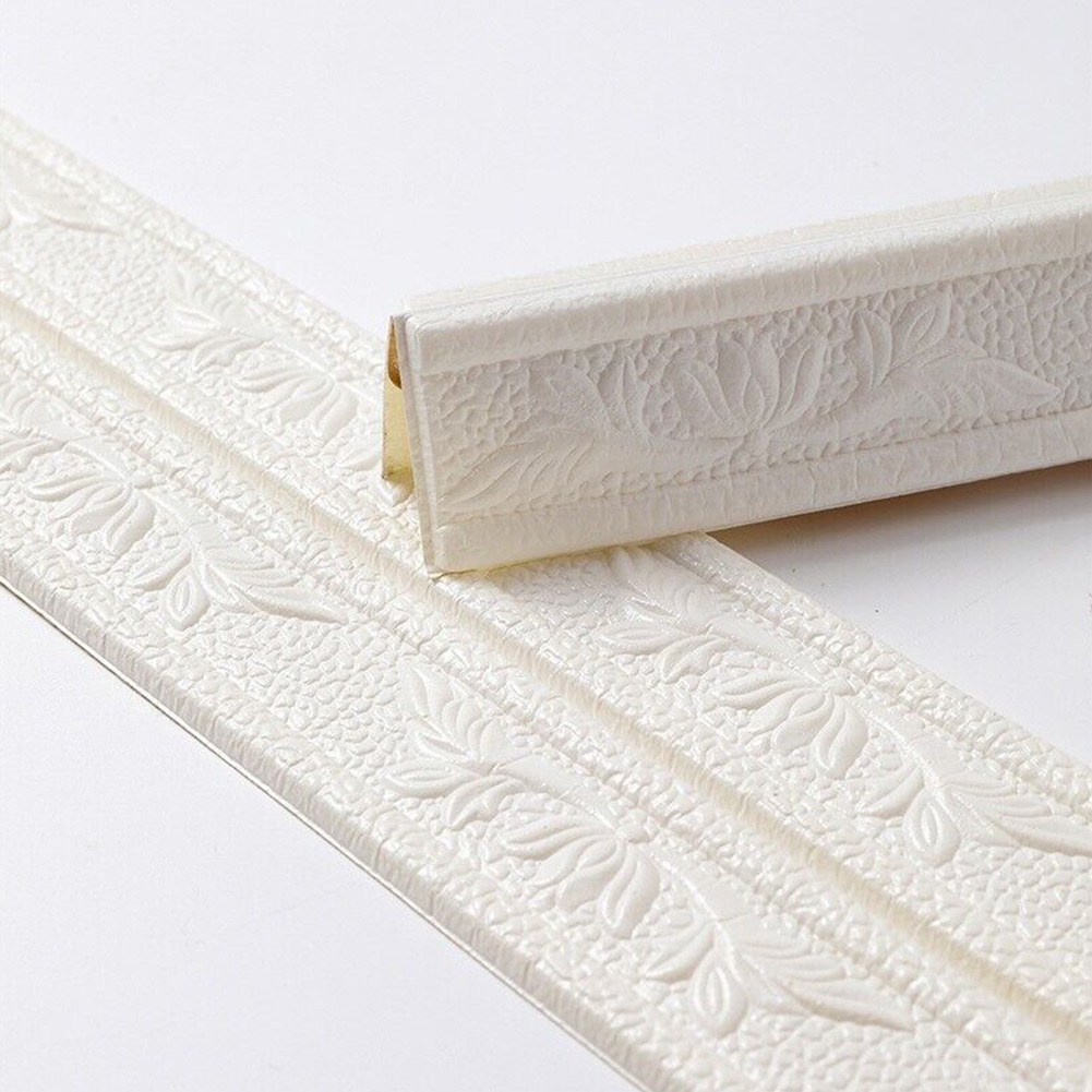 3D Foam Wall Trim Line Skirtin - Baseboard Molding Trim 评论和价格
