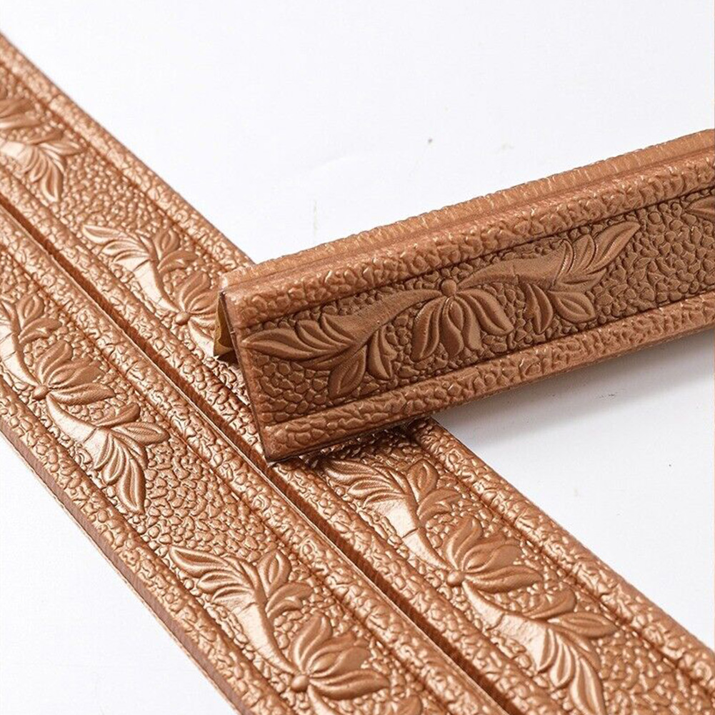 3D Foam Wall Trim Line Skirtin - Baseboard Molding Trim 评论和价格