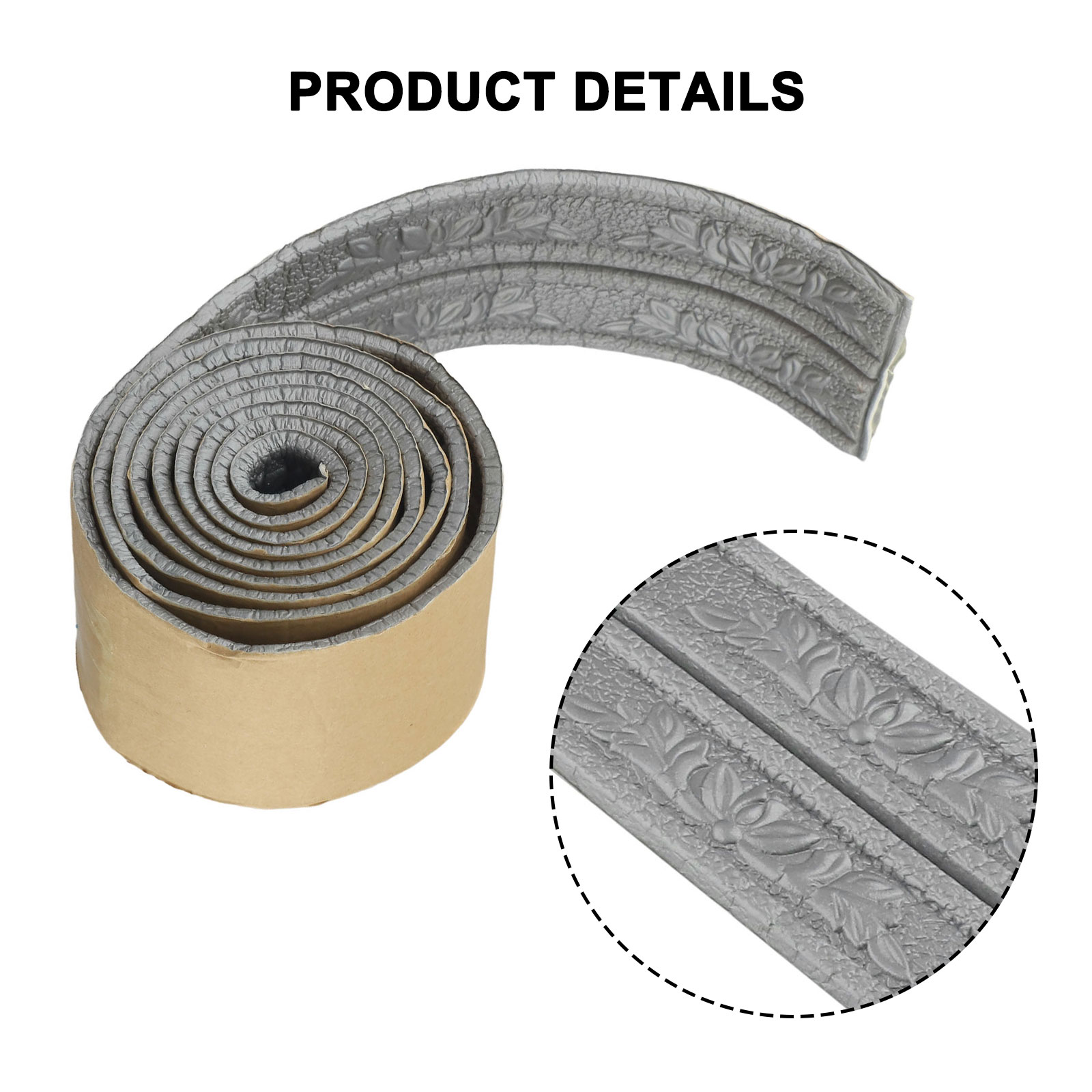 3D Foam Wall Trim Line Skirtin - Baseboard Molding Trim 评论和价格