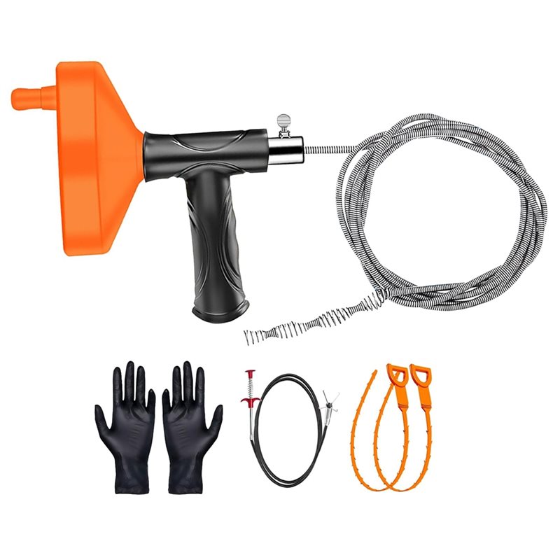 ABGH-Drains Snake Auger 33 Ft  - Plumbing Snake Drain 评论和价格