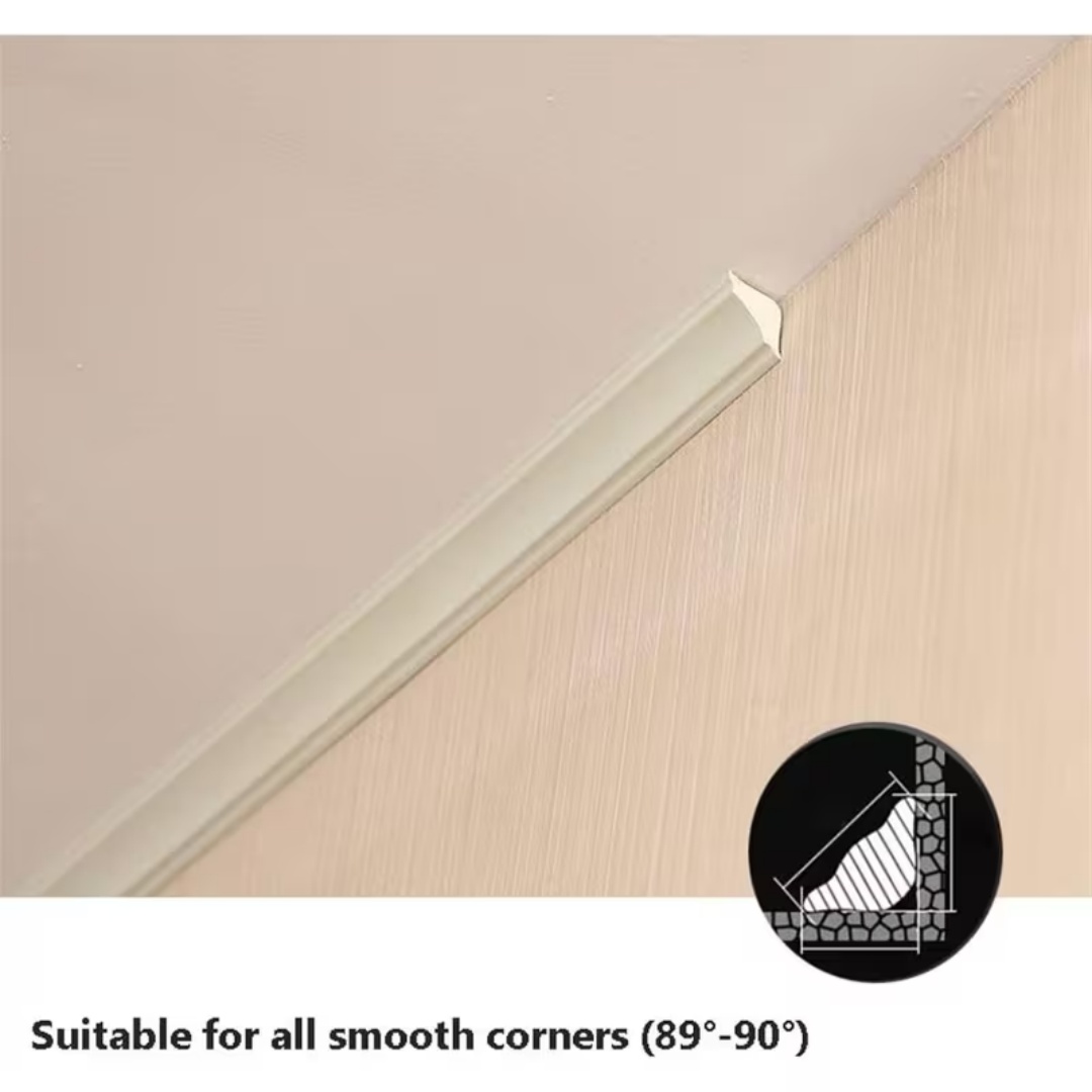 1pc Self-Adhesive TPE Material - Baseboard Molding Trim 评论和价格