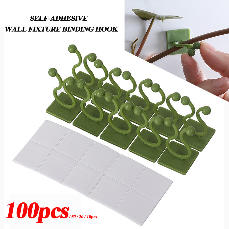 100pcs-Home Garden Plant Climb - Wall Anchor Plastic 评论和价格