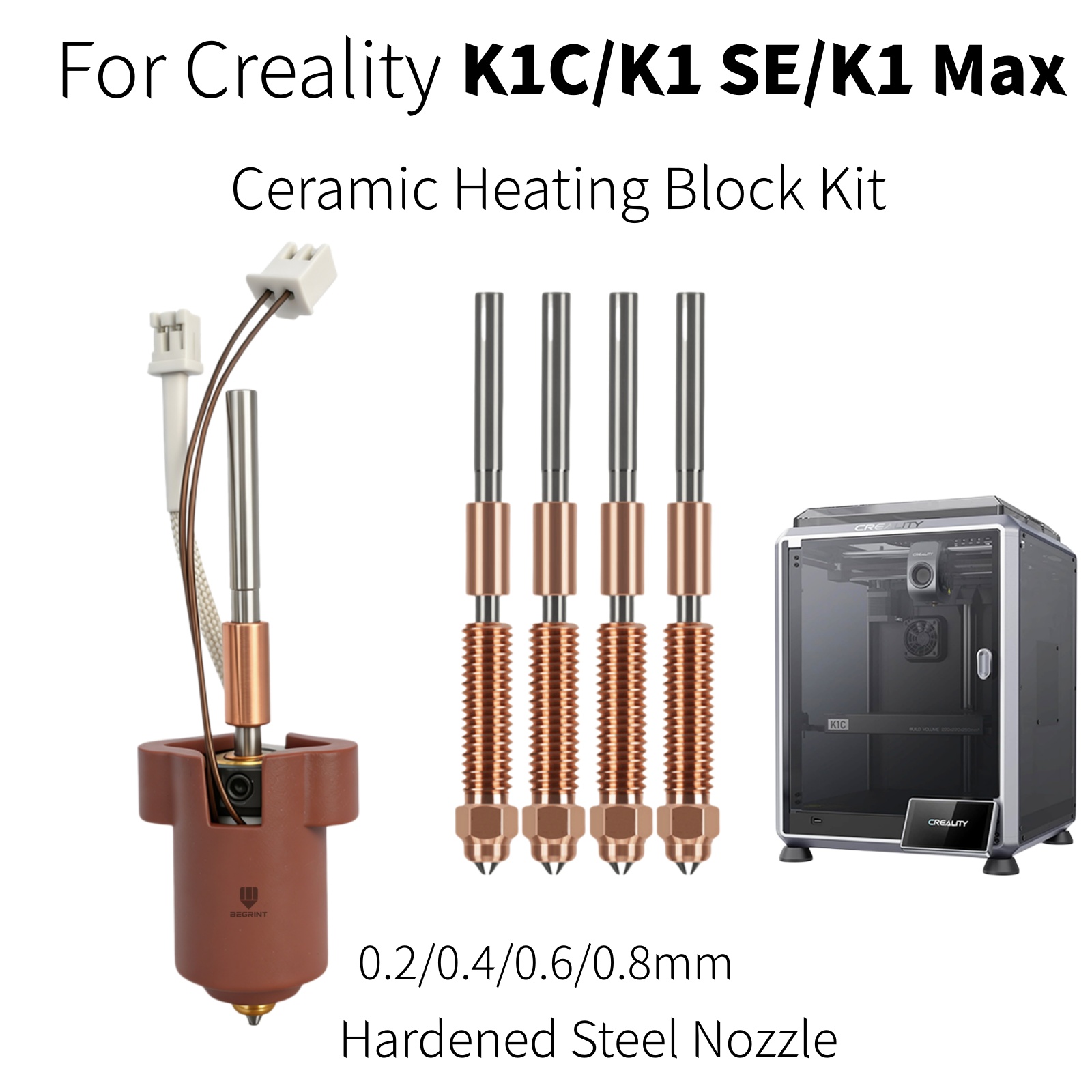 For Creality K1C K1 MAX Hotend - Creality Printer K1 评论和价格